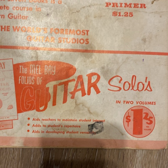 🎸✨ Vintage 1970 The Mel Bay Guitar Primer Book ✨🎸 - Picture 4 of 8